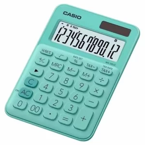 Калькулятор Casio MS-20UC-GN-W-EC, зеленый (CALC-CAS-MS-20UC-GN)