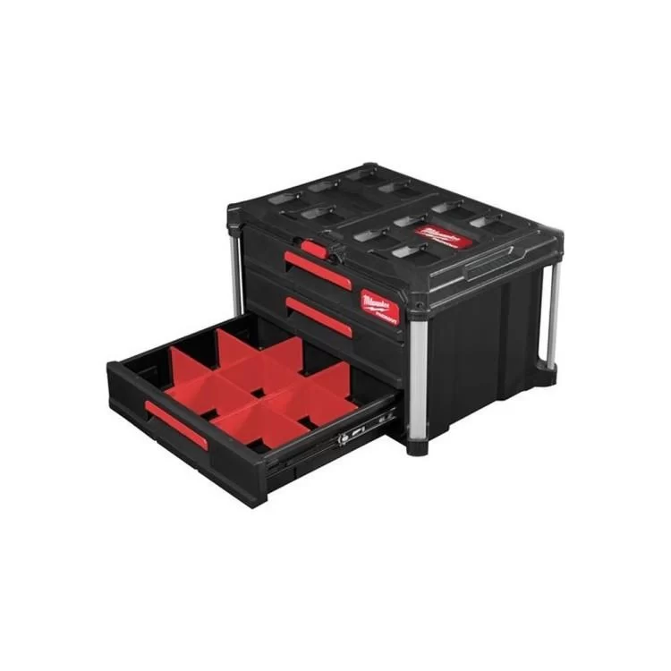 в продажу Ящик для інструментів Milwaukee PACKOUT з 3-ма висувними відсіками (4932472130) - фото 3
