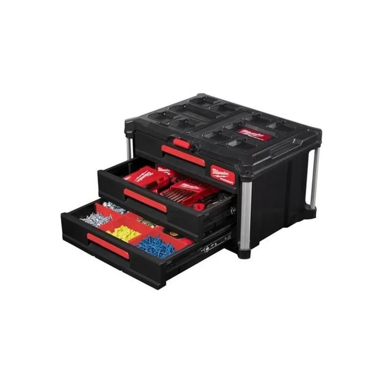 Ящик для інструментів Milwaukee PACKOUT з 3-ма висувними відсіками (4932472130) відгуки - зображення 5