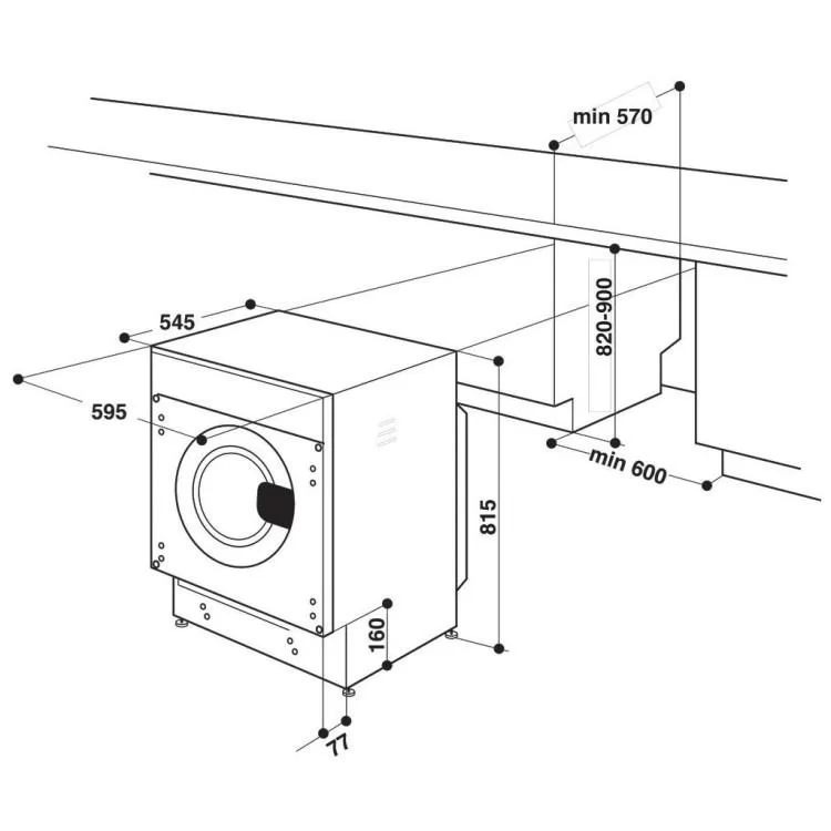 Пральна машина Whirlpool BIWMWG71484E - фото 10