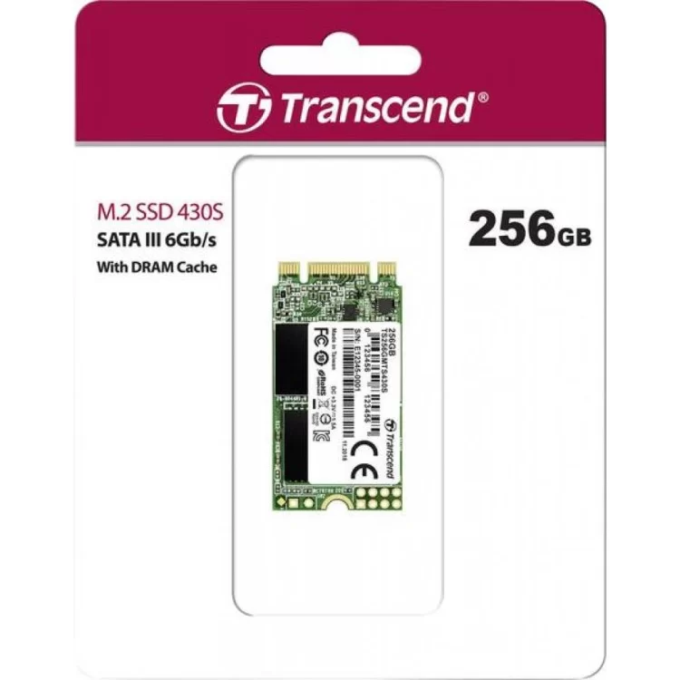 в продаже Накопитель SSD M.2 2242 256GB Transcend (TS256GMTS430S) - фото 3