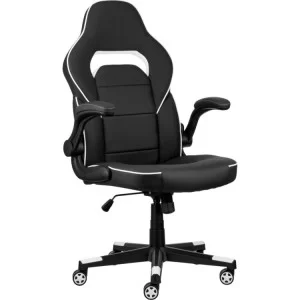 Крісло ігрове 2E Gaming Hebi Black/White (2E-GC-HEB-BKWT)