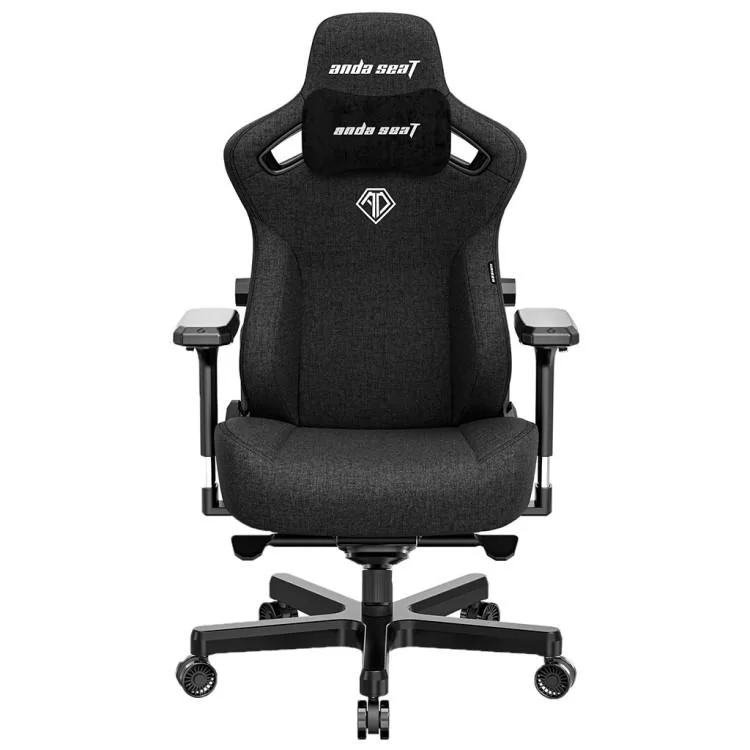 Кресло игровое Anda Seat Kaiser 3 Fabric Size XL Black (AD12YDC-XL-01-B-CF)