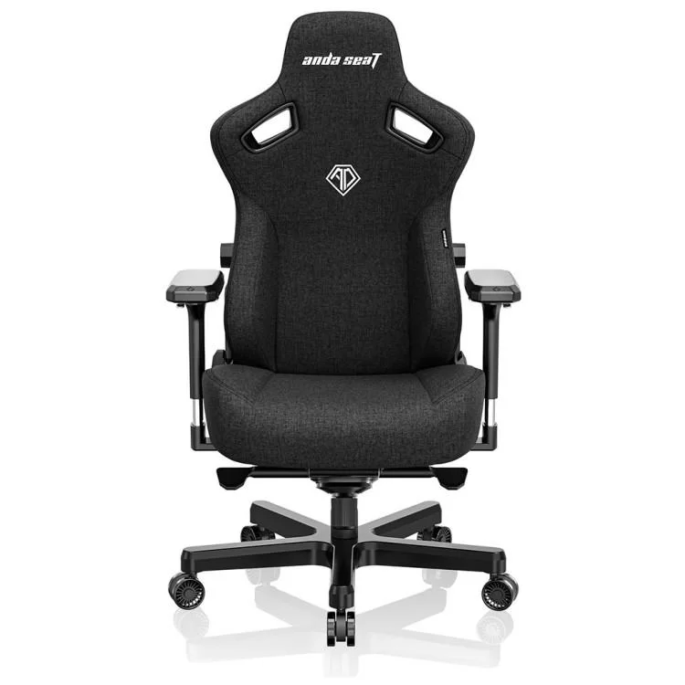 Кресло игровое Anda Seat Kaiser 3 Fabric Size XL Black (AD12YDC-XL-01-B-CF) - фотография 2