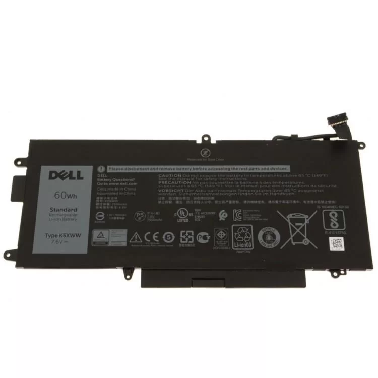 Акумулятор до ноутбука Dell Latitude 7390 K5XWW, 7500mAh (60Wh), 4cell, 7.6V, Li-ion (A47682)