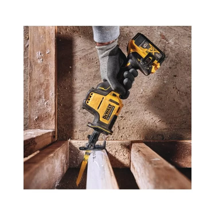 Шабельна пила DeWALT 18В XR Li-lon, 0 - 2800 ход/хв, 1.43 кг (без АКБ та ЗП) (DCS369N) огляд - фото 8