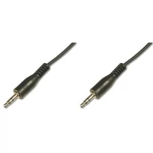 Кабель мультимедийный Jack 3.5mm M/Jack 3.5mm M 1.5m Digitus (AK-510100-015-S)