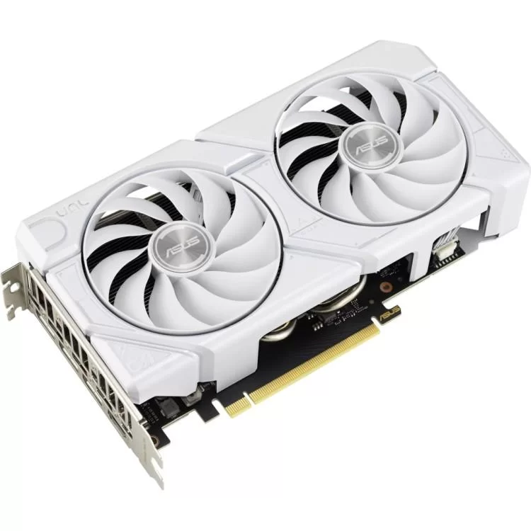 Відеокарта ASUS GeForce RTX4060 8Gb DUAL OC WHITE EVO (DUAL-RTX4060-O8G-EVO-WHITE) ціна 26 620грн - фотографія 2