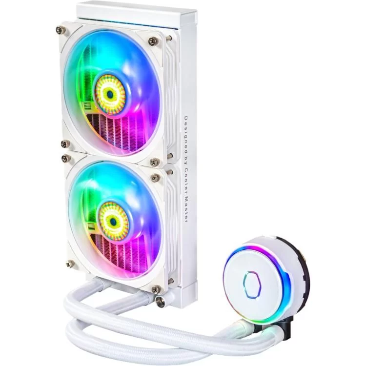 продаємо Система рідинного охолодження CoolerMaster MasterLiquid PL240 Flux White Edition (MLY-D24M-A23PZ-RW) в Україні - фото 4