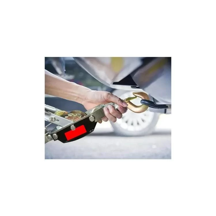 Лебедка Forte HP-4T, 2 крюки 4т, 2 передачі, 3 м трос (121870) - фотография 2