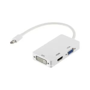 Порт-репликатор PowerPlant mini Display Port — HDMI, DVI, VGA (3 в 1) (CA910946)