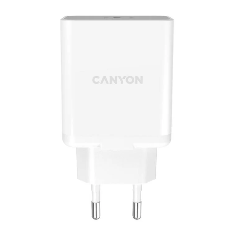 в продажу Зарядний пристрій Canyon PD 20W/QC3.0 18W WALL Charger with 1-USB A+ 1-USB-C (CNE-CHA20W03) - фото 3