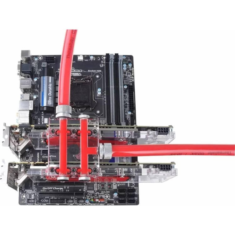 Термінал для CРO ThermalTake Pacific VGA Bridge Dual Series 3-Slot Transparent (CL-W136-PL00TR-A) відгуки - зображення 5