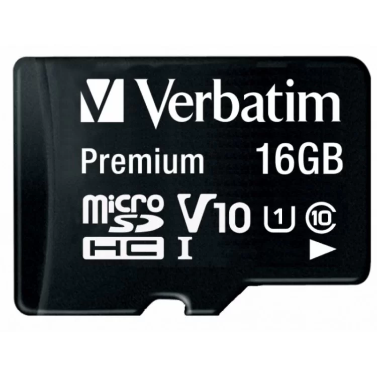 Карта пам'яті Verbatim 16GB microSDHC class 10 (MDAVR-10/G) ціна 248грн - фотографія 2