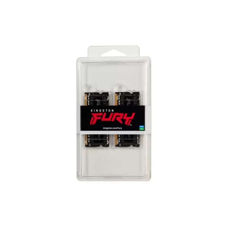 в продажу Модуль пам'яті для ноутбука SoDIMM DDR4 64GB (2x32GB) 2666 MHz Fury Impact Kingston Fury (ex.HyperX) (KF426S16IBK2/64) - фото 3