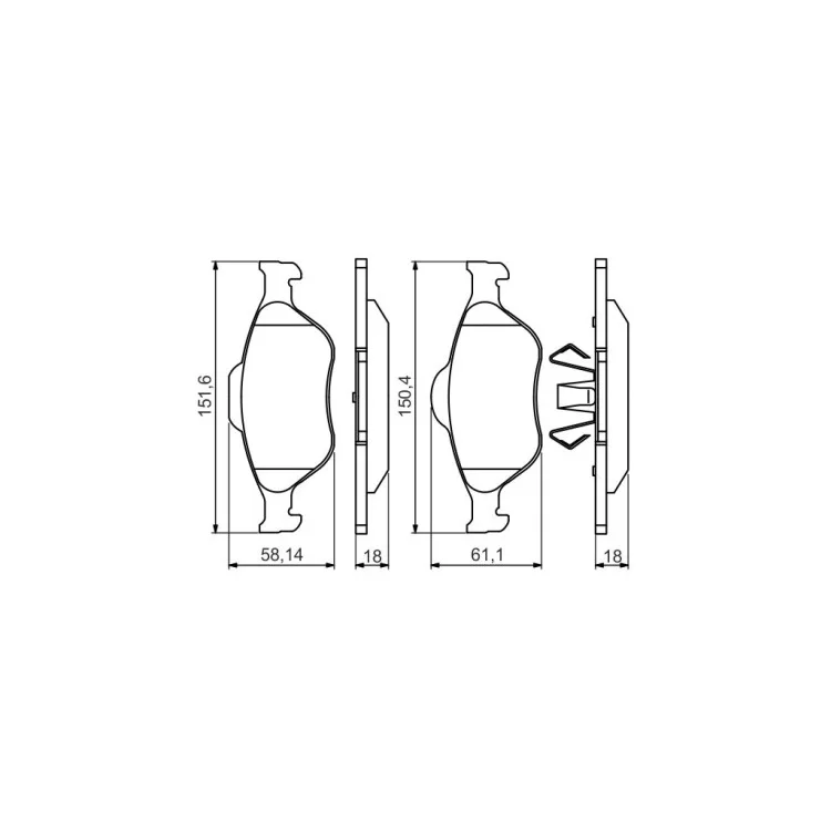 Гальмівні колодки Bosch 0 986 495 220 інструкція - картинка 6