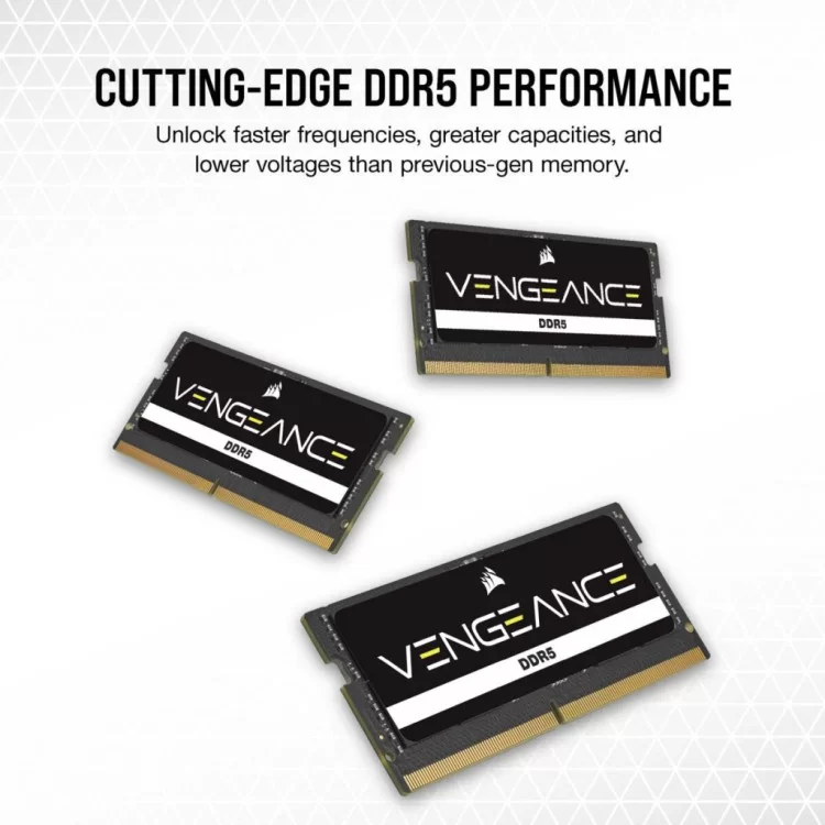 Модуль пам'яті для ноутбука SoDIMM DDR5 16GB 4800 MHz Vengeance Corsair (CMSX16GX5M1A4800C40) характеристики - фотографія 7