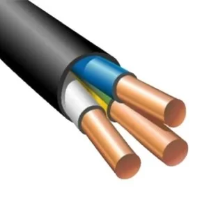 Кабель силовой ЗЗКМ 3х2.5 кв.мм негорючий, круглый, 100м (ВВГнг 3x2,5 ECG / 706105)