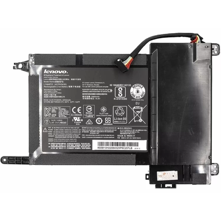 Акумулятор до ноутбука Lenovo Y700-17iSK (L14M4P23) 14.8V 60Wh (NB480647) ціна 6 798грн - фотографія 2