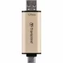 USB флеш накопитель Transcend 128GB JetFlash 930 Gold-Black USB 3.2/Type-C (TS128GJF930C)