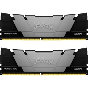 Модуль пам'яті для комп'ютера DDR4 64GB (2x32GB) 3600 MHz Renegade Black Kingston Fury (ex.HyperX) (KF436C18RB2K2/64)