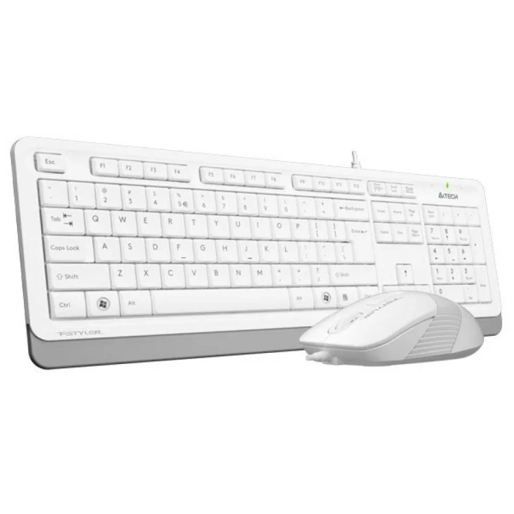 Комплект A4Tech F1010 White цена 1 118грн - фотография 2