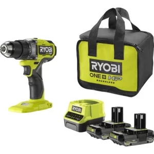 Шуруповерт Ryobi ONE+ HP RDD18X-220S 18В, 2х2Ah, 95Нм, 500·2100об/мин, сумка (5133005284)