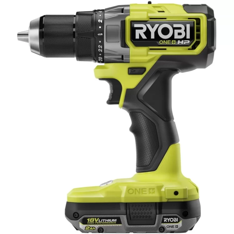 в продажу Шуруповерт Ryobi ONE+ HP RDD18X-220S 18В, 2х2Ah, 95Нм, 500·2100об/хв, сумка (5133005284) - фото 3