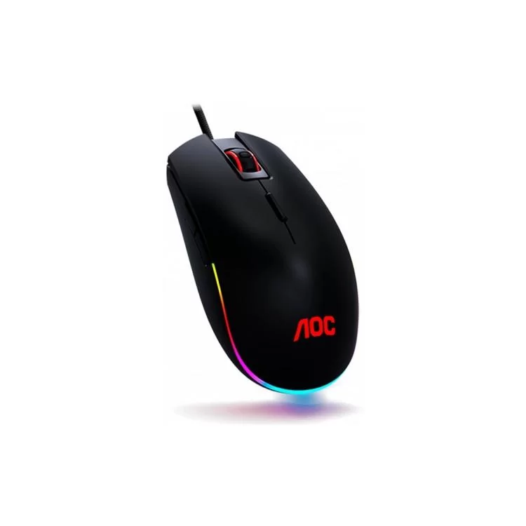 Мишка AOC GM500 RGB USB Black (GM500DRBE) ціна 1 118грн - фотографія 2