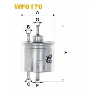 Фільтр паливний Wixfiltron WF8170