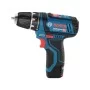 Шуруповерт Bosch GSR 12V-15 12В, 2х2А/час, 15-30Нм, 0-400/400-1300об/мин, набор 10 бит, кейс (0.601.868.10G)