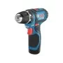 Шуруповерт Bosch GSR 12V-15 12В, 2х2А/час, 15-30Нм, 0-400/400-1300об/мин, набор 10 бит, кейс (0.601.868.10G)