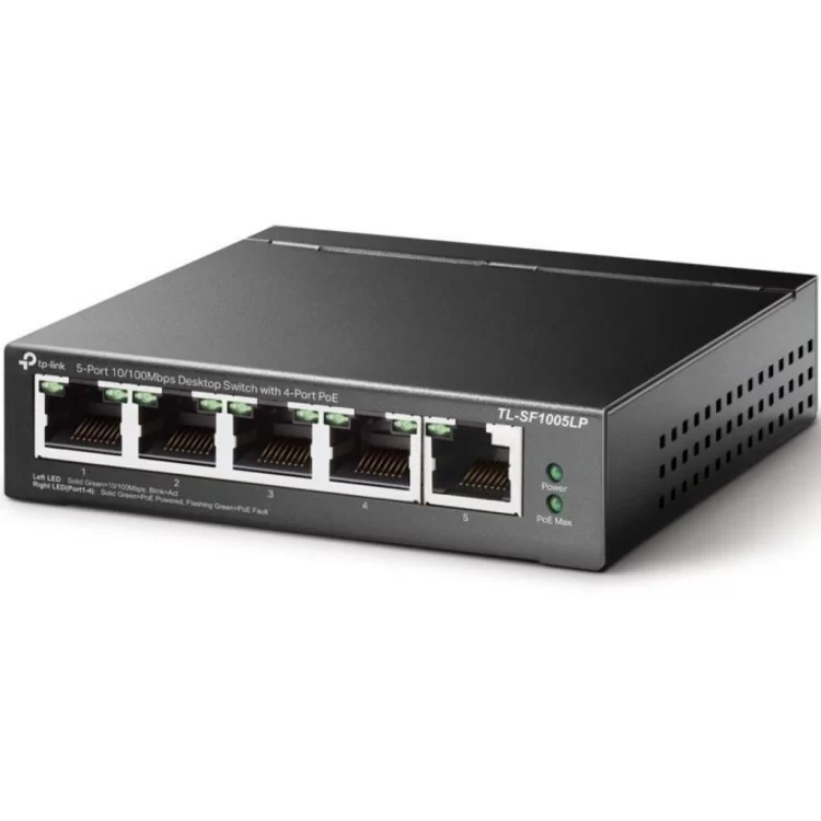 Комутатор мережевий TP-Link TL-SF1005LP ціна 2 378грн - фотографія 2