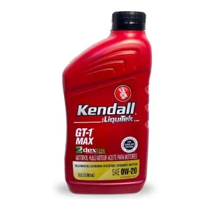 Моторное масло Kendall GT-1 MAX Premium Full-Synthetic 0w-20, 0,946л