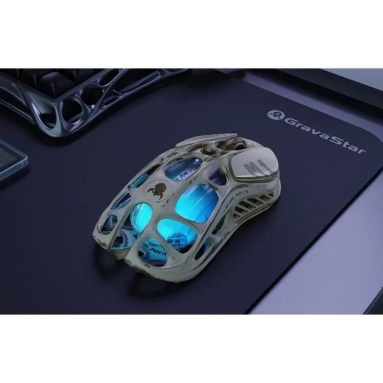 Мишка GravaStar Mercury M1 Pro magnesium alloy body BT/WL/USB-A 4K RGB Battle-Worn (GRAVASTARM1PRO_WSM) характеристики - фотографія 7