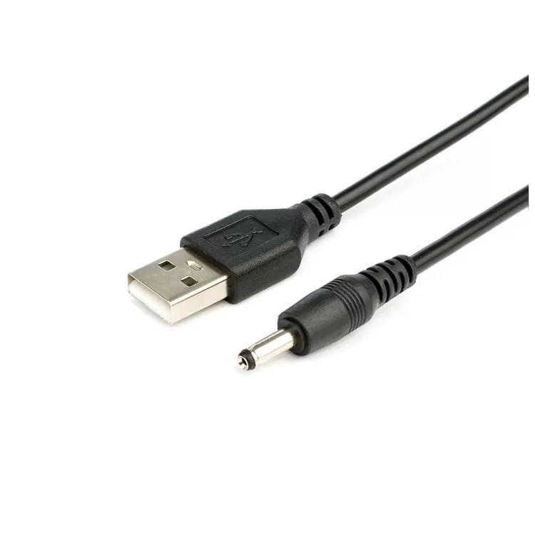 Кабель живлення USB to DC 3.5 1.0m 2A black Atcom (10035)