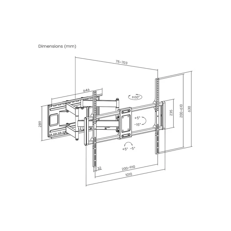 Кронштейн ITech PTRB-95 - фото 10