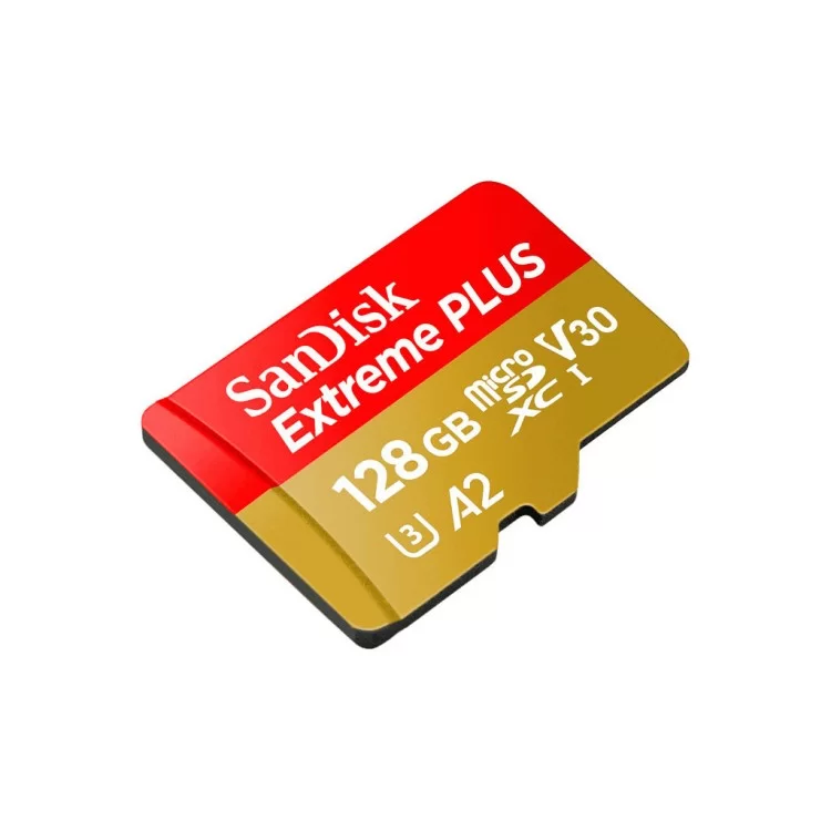 в продажу Карта пам'яті SanDisk 128GB microSD class 10 V30 Extreme PLUS (SDSQXBD-128G-GN6MA) - фото 3