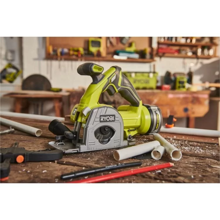 Дискова пила Ryobi R18MMS-0, 18В ONE+, диск 85мм (без АКБ та ЗП) (5133004515) інструкція - картинка 6