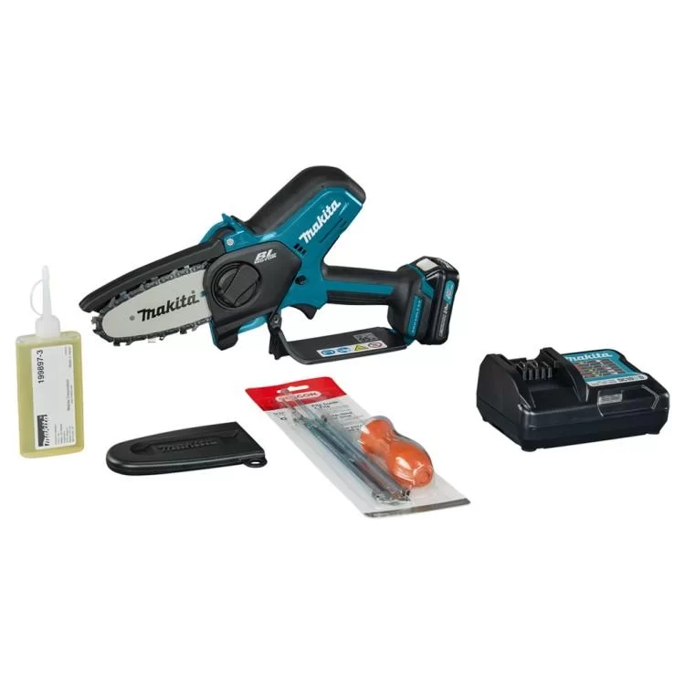 Цепная пила Makita CXT, 12V, 100мм, 2Ah (UC100DWA) - фото 10