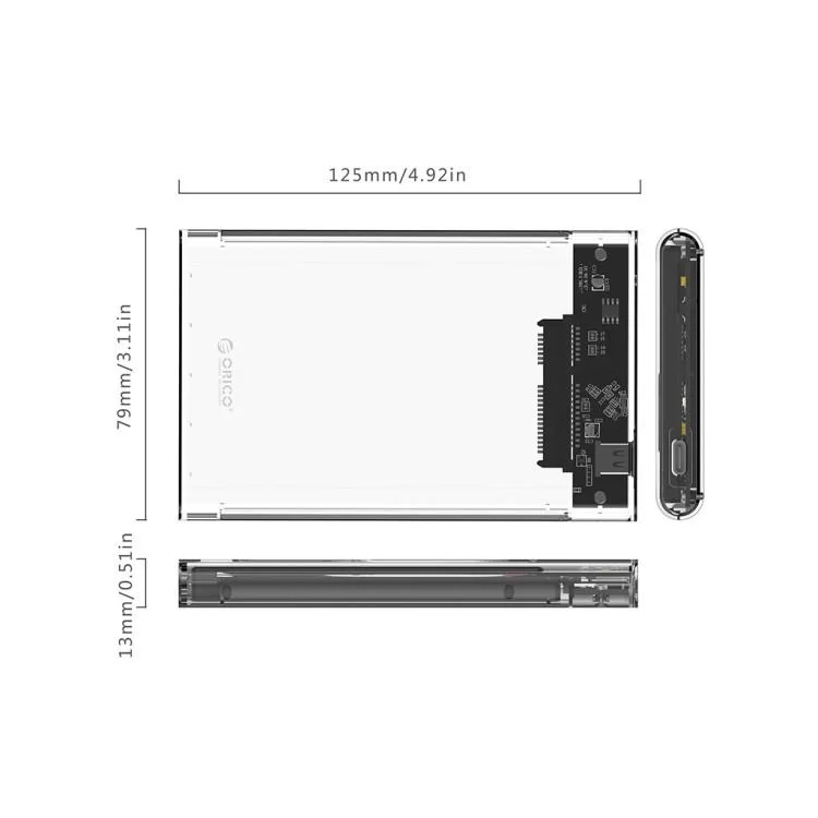 Карман внешний Orico HDD 2139C3-CR-PRO (HC380176) цена 1 435грн - фотография 2