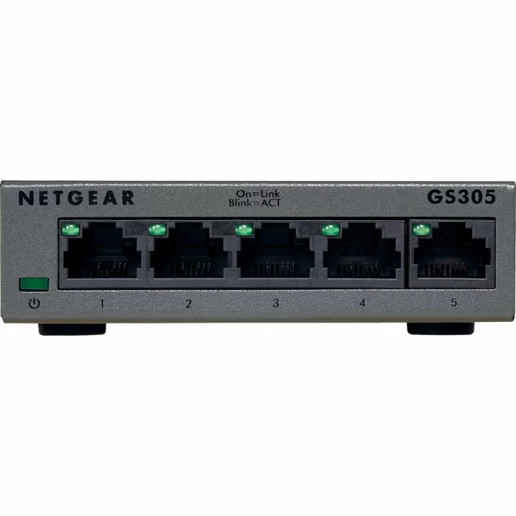 Комутатор мережевий Netgear GS305 (GS305-300PES) ціна 2 521грн - фотографія 2