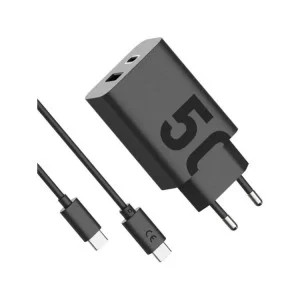 Зарядное устройство Motorola 50W U+C + cable USB-C (SJMC502) (1060545)