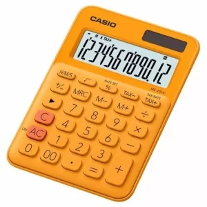 Калькулятор Casio MS-20UC-RG-W-EC, оранжевый (CALC-CAS-MS-20UC-RG)