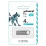 USB флеш накопичувач Wibrand 4GB Puma Silver USB 2.0 (WI2.0/PU4U1S)