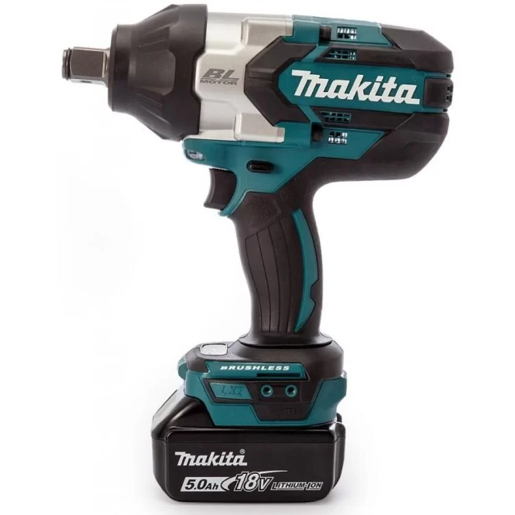 Гайковерт Makita LXT, 5Аг х 2шт, Makpac, 1050Нм, 3/4" (DTW1001RTJ) інструкція - картинка 6