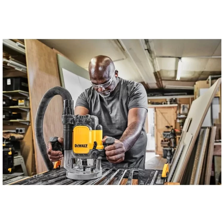 продаємо Фрезер DeWALT 2300 Вт, 9000 - 22000 об/хв, цанговий патрон 12 мм, 6.1 кг (DWE625) в Україні - фото 4