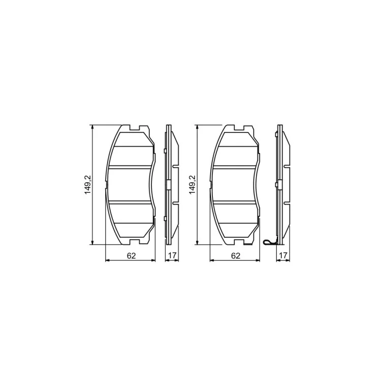 Тормозные колодки Bosch 0 986 494 250 отзывы - изображение 5