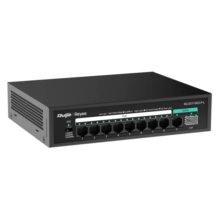 в продажу Комутатор мережевий Ruijie Networks RG-ES110GS-P-L - фото 3