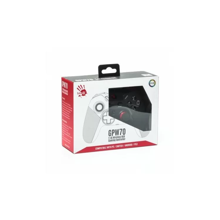 Геймпад A4Tech Bloody GPW70 Wireless/USB Sports Black (4711421995801) - фото 9